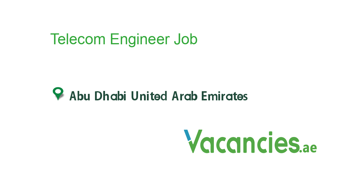 Engineer job in in Abu Dhabi United Arab Emirates Ref. 98654